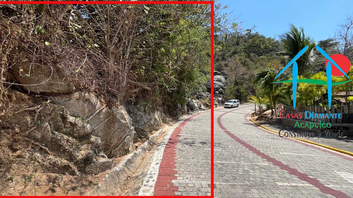 Terreno Brisas del Marqués Manzana F Lote 107 - Vista desde la calle 3